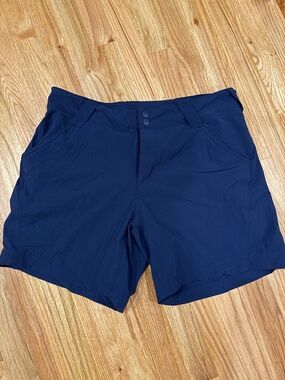 Columbia PFG Coral Point III Shorts Navy Blue Size 14